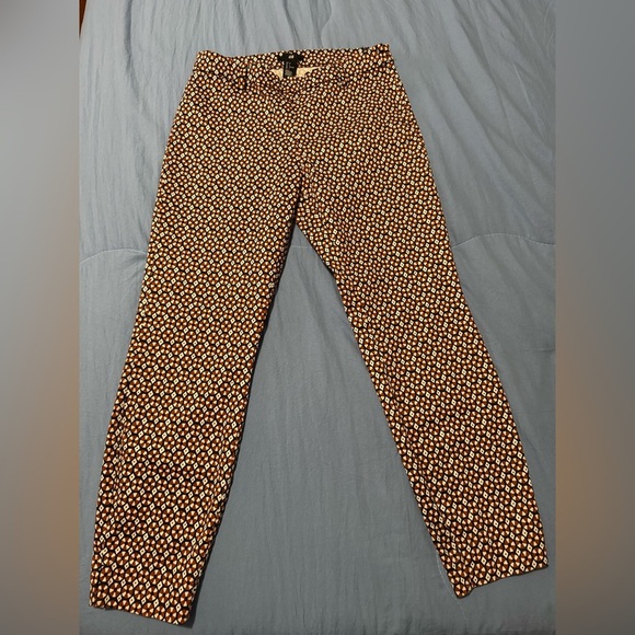 H&M Brown and White Patterned Pants - Picture 1 of 5